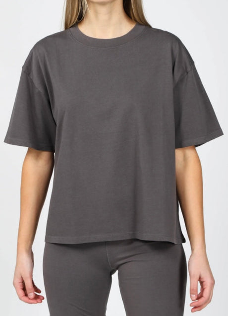 Boxy Crew Neck Tee