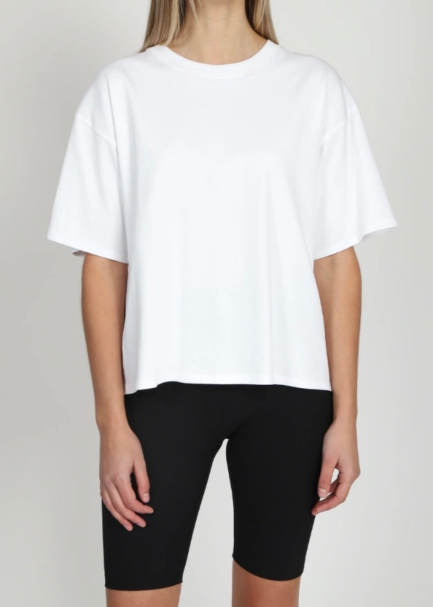 Boxy Crew Neck Tee