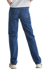 Midweight Performance Denim Loose Straight in Medium Blue