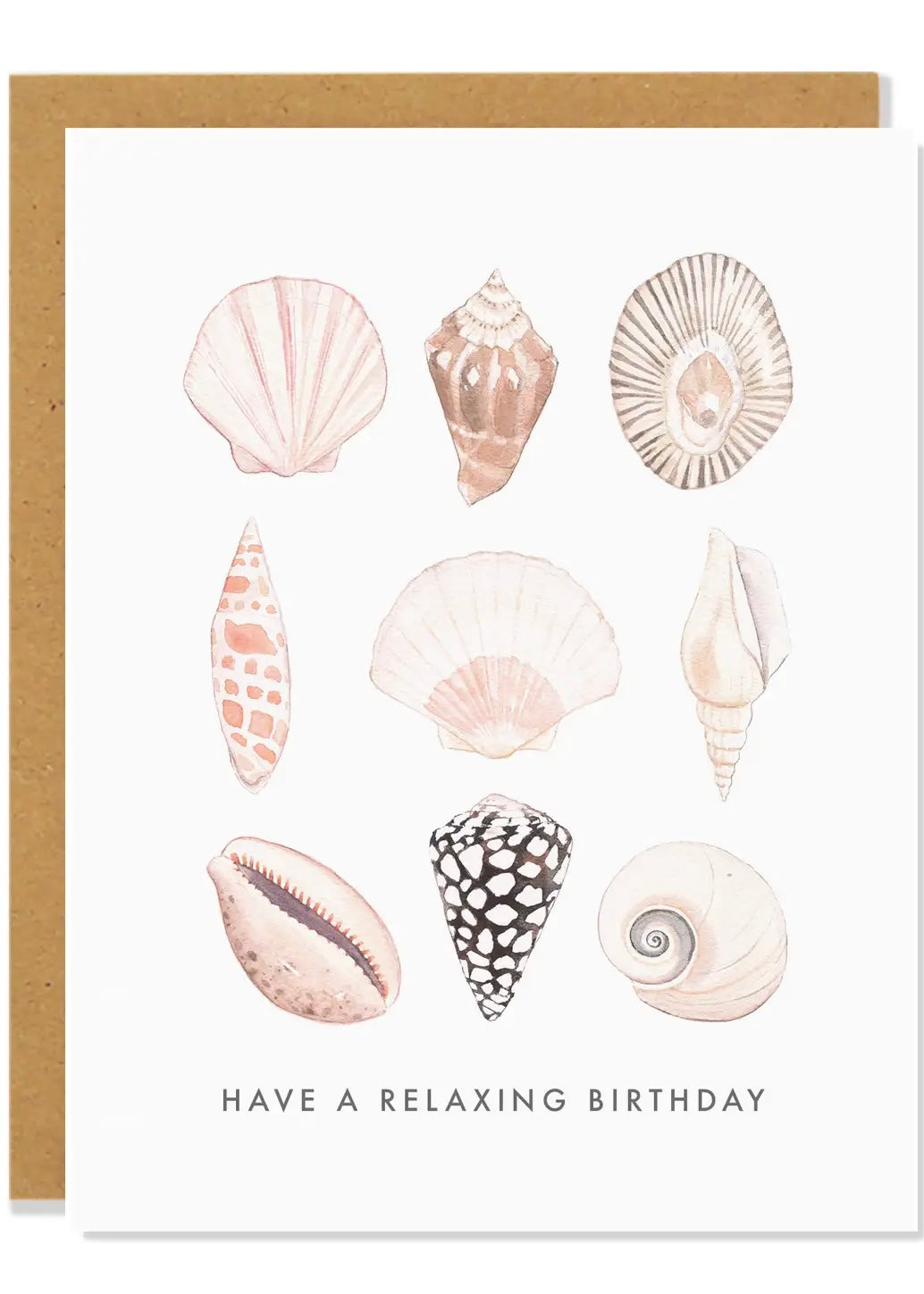 Shell Birthday Card