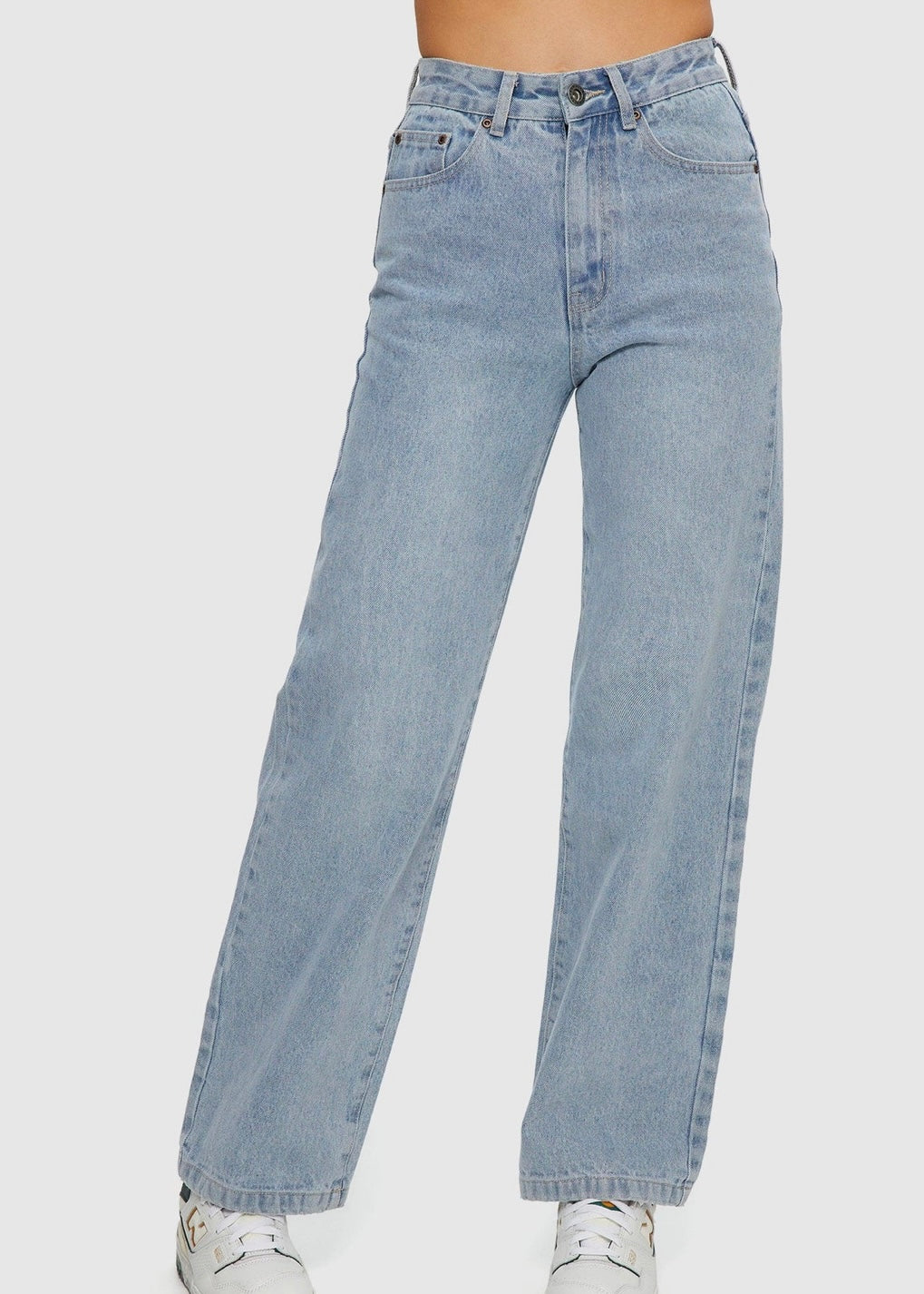 Midweight Denim High Rise Arc (Button Fly) - Vintage Tint